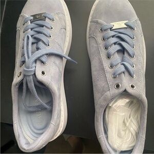 Ralph Lauren Light Blue Suede Sneakers